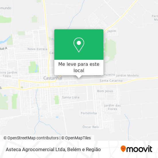 Asteca Agrocomercial Ltda mapa