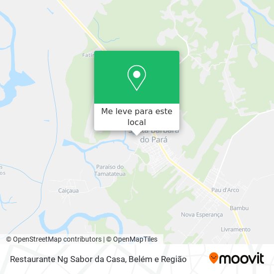 Restaurante Ng Sabor da Casa mapa