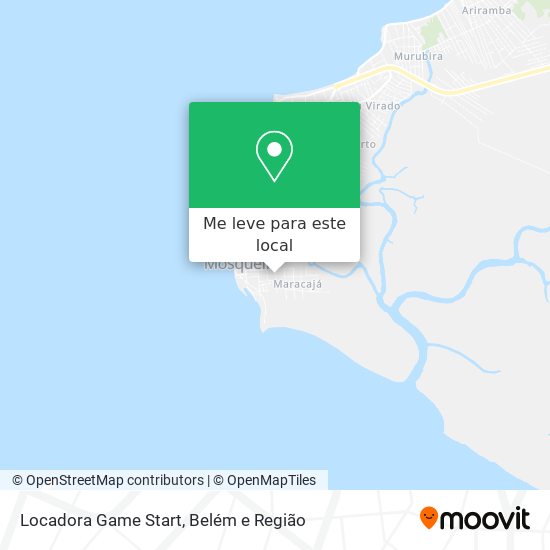 Locadora Game Start mapa