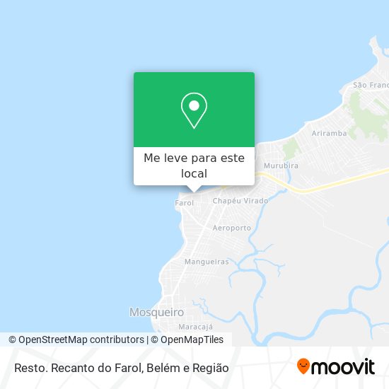 Resto. Recanto do Farol mapa
