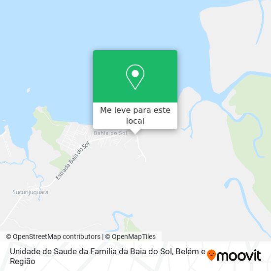 Unidade de Saude da Familia da Baia do Sol mapa