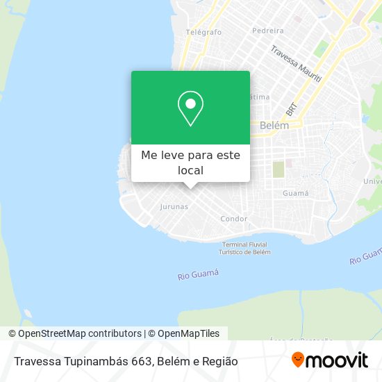 Travessa Tupinambás 663 mapa