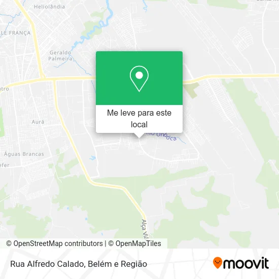 Rua Alfredo Calado mapa
