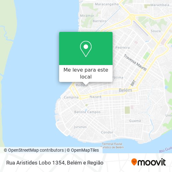 Rua Aristides Lobo 1354 mapa