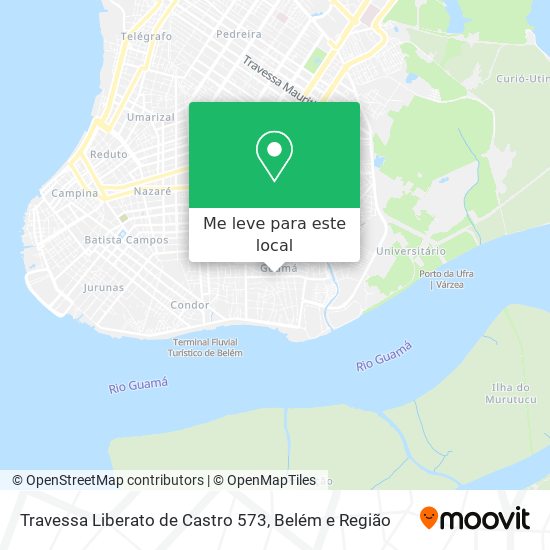 Travessa Liberato de Castro 573 mapa