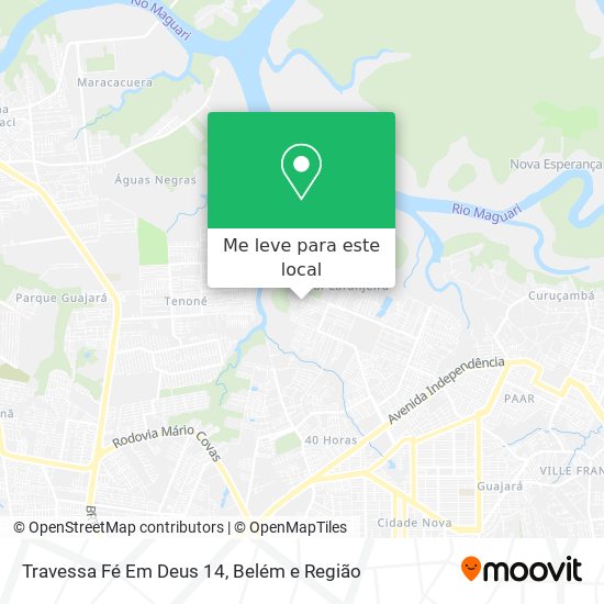 Travessa Fé Em Deus 14 mapa