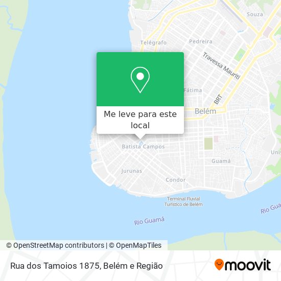 Rua dos Tamoios 1875 mapa