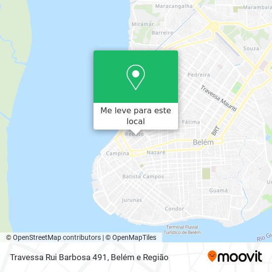 Travessa Rui Barbosa 491 mapa
