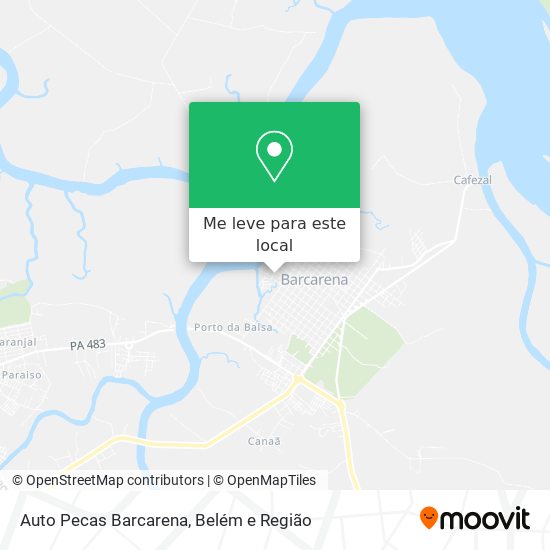 Auto Pecas Barcarena mapa