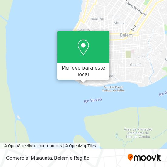 Comercial Maiauata mapa