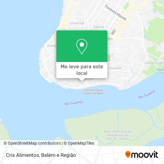 Cris Alimentos mapa