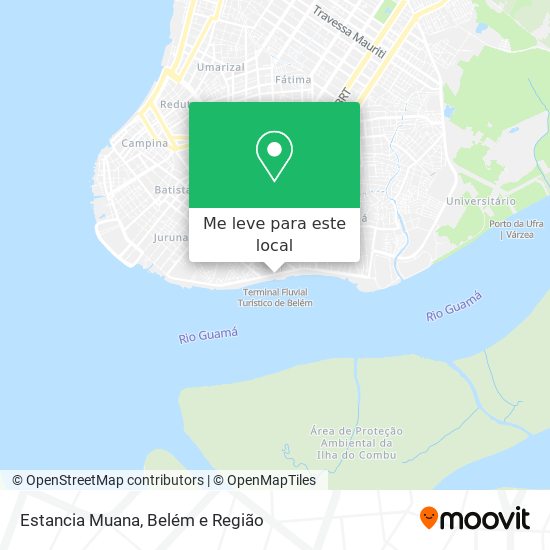 Estancia Muana mapa