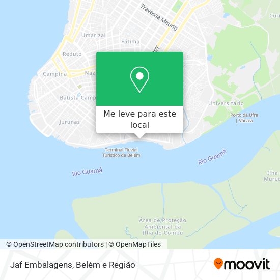 Jaf Embalagens mapa