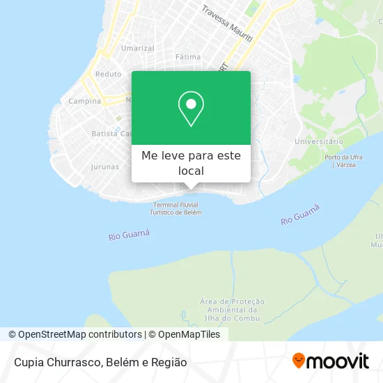 Cupia Churrasco mapa