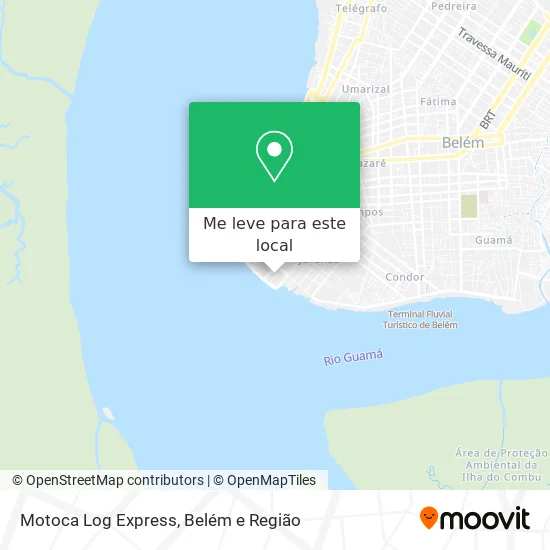 Motoca Log Express mapa