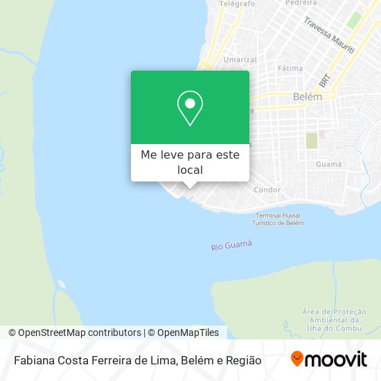 Fabiana Costa Ferreira de Lima mapa