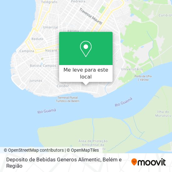 Deposito de Bebidas Generos Alimentic mapa