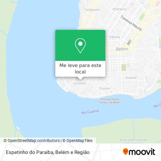 Espetinho do Paraiba mapa