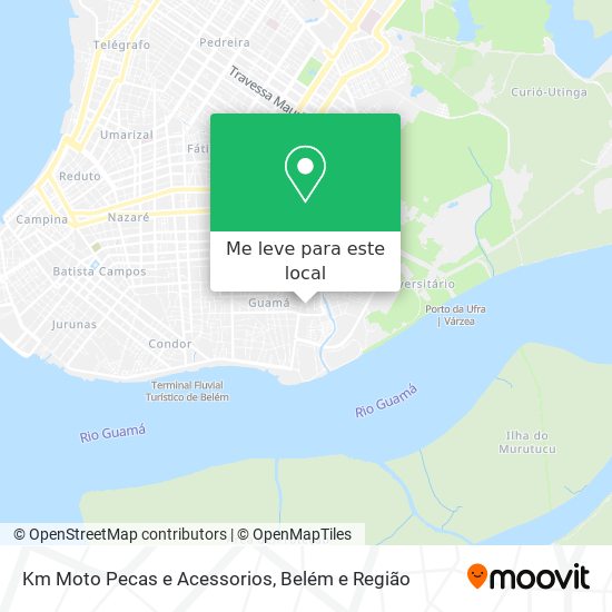 Km Moto Pecas e Acessorios mapa