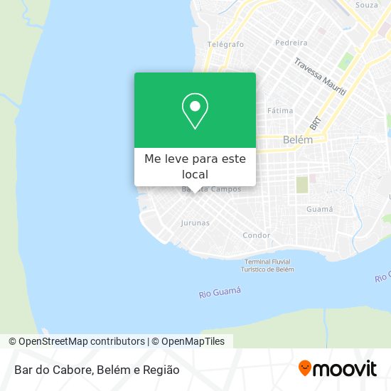 Bar do Cabore mapa