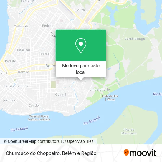 Churrasco do Choppeiro mapa