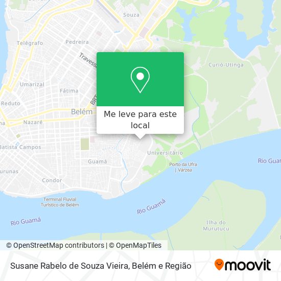Susane Rabelo de Souza Vieira mapa