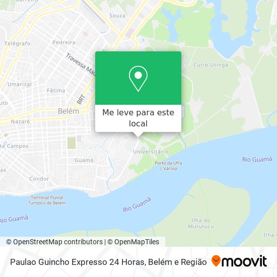 Paulao Guincho Expresso 24 Horas mapa