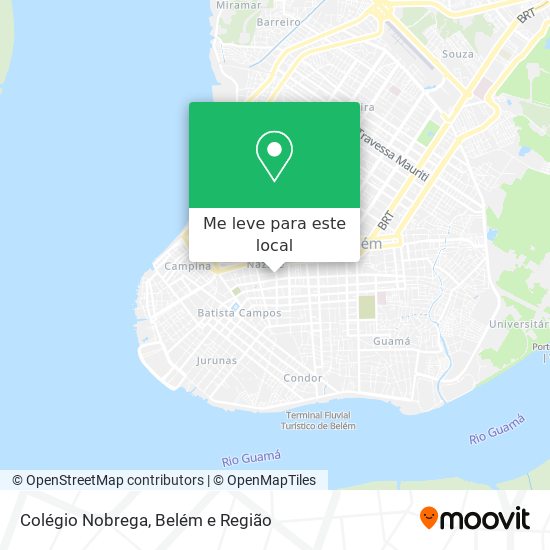 Colégio Nobrega mapa