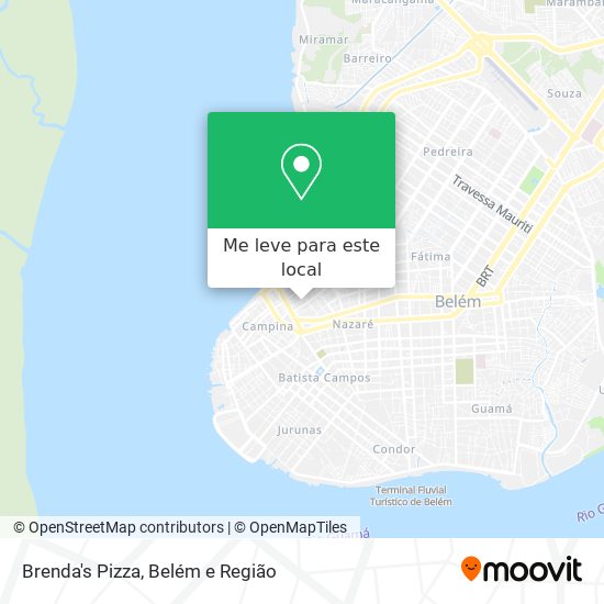 Brenda's Pizza mapa