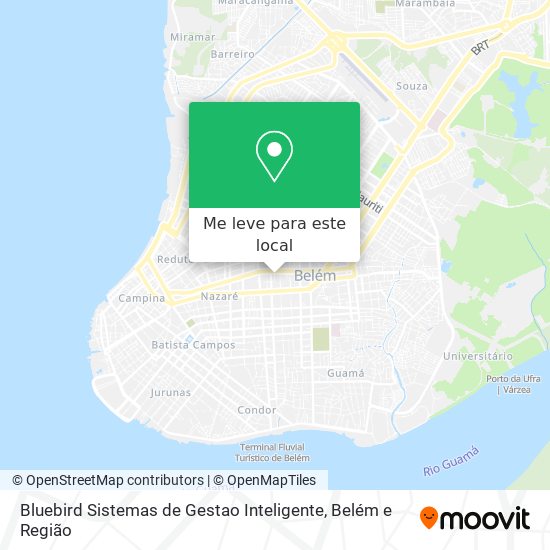 Bluebird Sistemas de Gestao Inteligente mapa