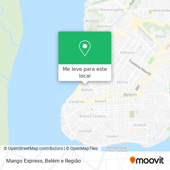 Mango Express mapa