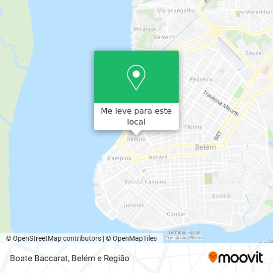 Boate Baccarat mapa