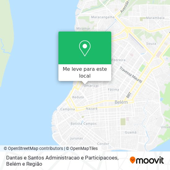 Dantas e Santos Administracao e Participacoes mapa
