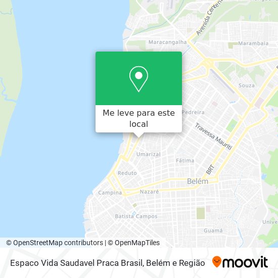 Espaco Vida Saudavel Praca Brasil mapa