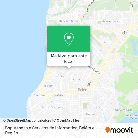 Bsp Vendas e Servicos de Informatica mapa