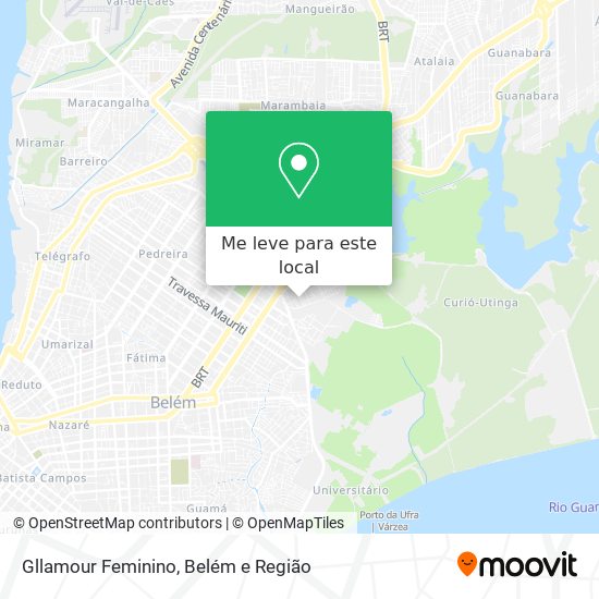 Gllamour Feminino mapa