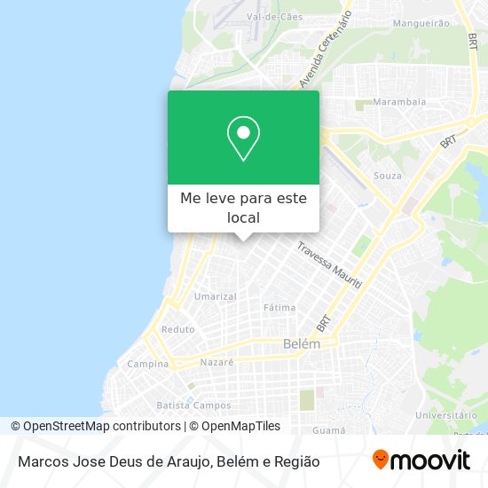 Marcos Jose Deus de Araujo mapa