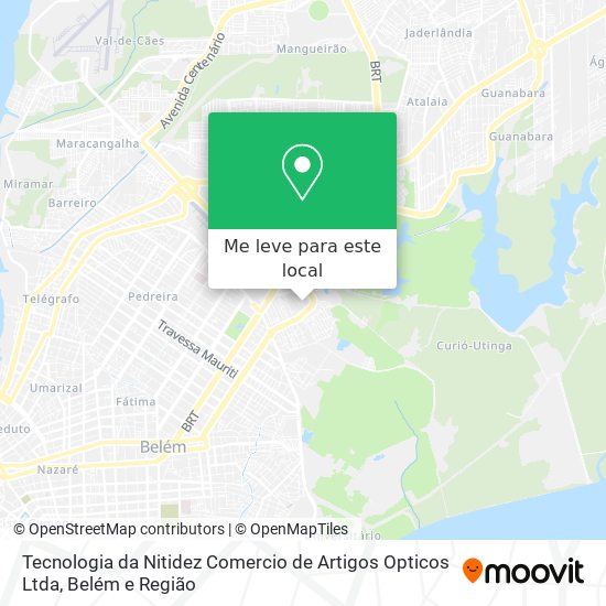 Tecnologia da Nitidez Comercio de Artigos Opticos Ltda mapa