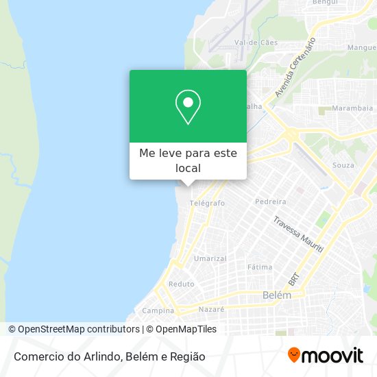 Comercio do Arlindo mapa