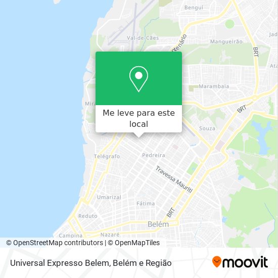 Universal Expresso Belem mapa