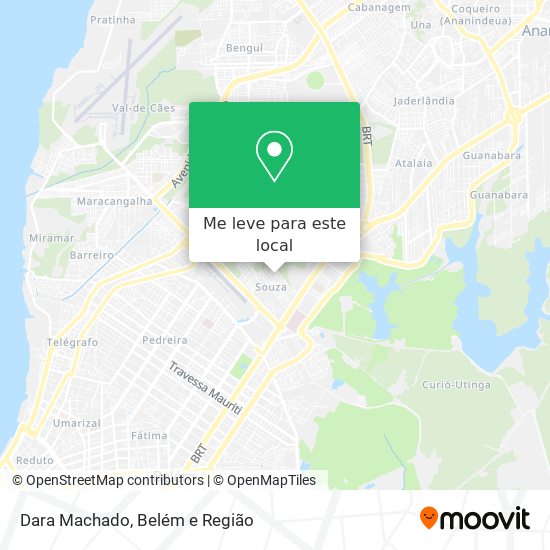 Dara Machado mapa