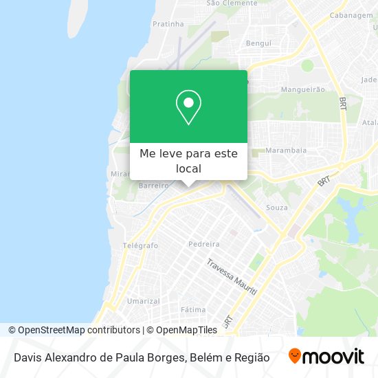 Davis Alexandro de Paula Borges mapa