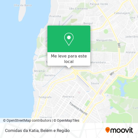 Comidas da Katia mapa