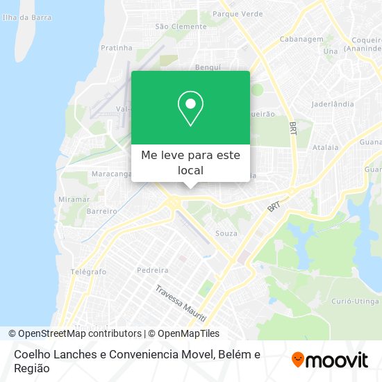 Coelho Lanches e Conveniencia Movel mapa
