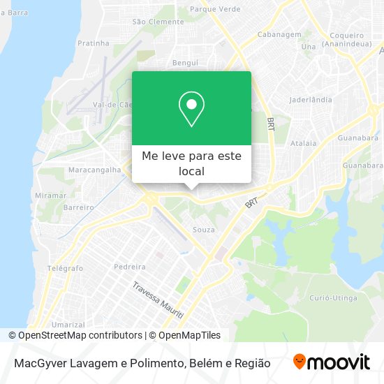 MacGyver Lavagem e Polimento mapa