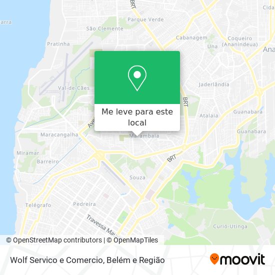 Wolf Servico e Comercio mapa