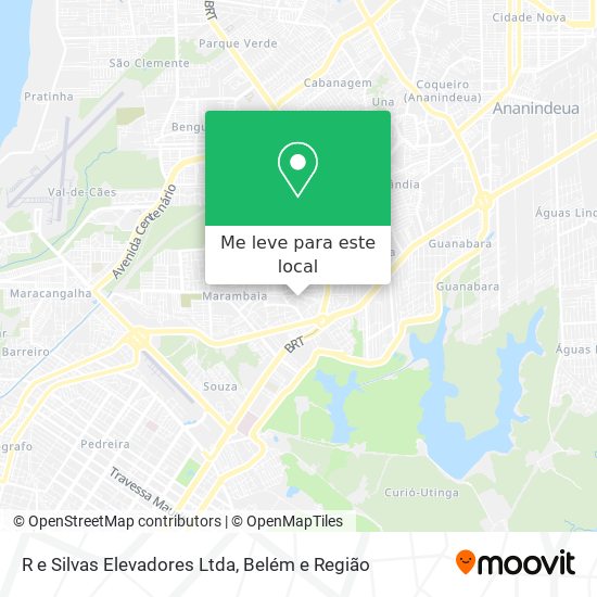 R e Silvas Elevadores Ltda mapa