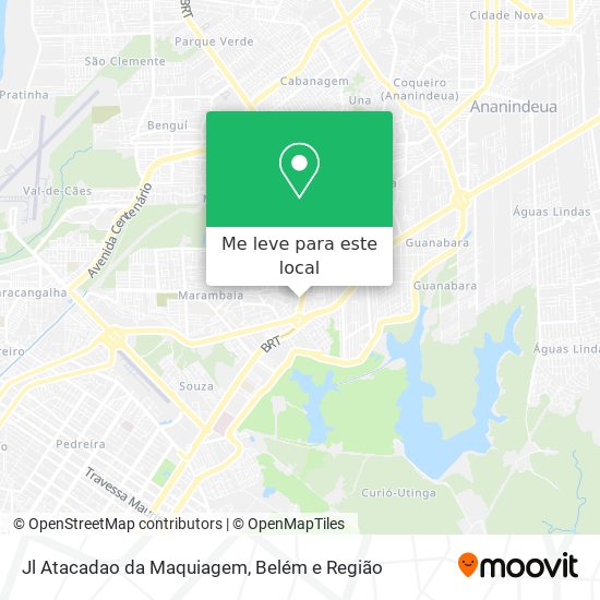 Jl Atacadao da Maquiagem mapa