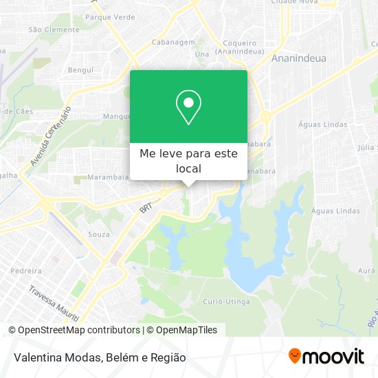 Valentina Modas mapa