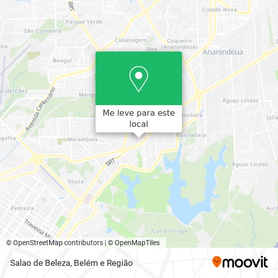 Salao de Beleza mapa
